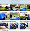 16L Agricultural Backpack Pressure Sprayer Use Electric Battery and Hand 