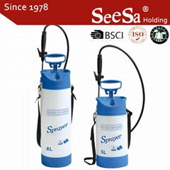 5L/8L Garden Hand Manual Power Backpack Pressure Pump Sprayer 