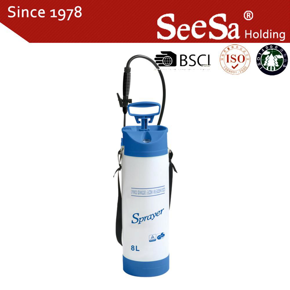 5L/8L Garden Hand Manual Power Backpack Pressure Pump Sprayer  3
