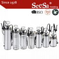 4L/6L/8L/16L Stainless Steel Hand Manual Backpack Pressure Pump Sprayer