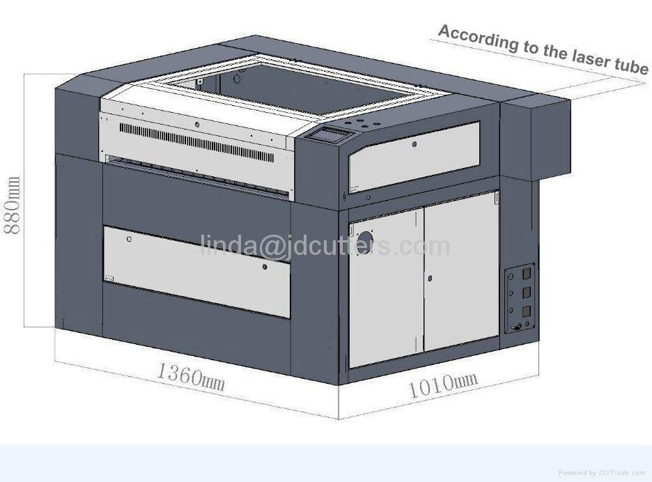 2016 popular laser cutting engaving machine price 5