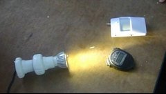 PIR sensor control light socket base holder