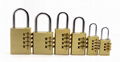 High Quality Resettable Brass Combination Lock,Combination  Padlock 2