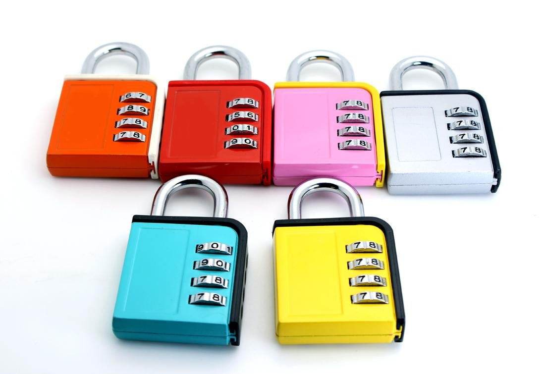 Top Secuirty 4 Digits Resettable Combination Padlock 3