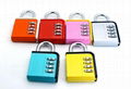 Top Secuirty 4 Digits Resettable Combination Padlock 3