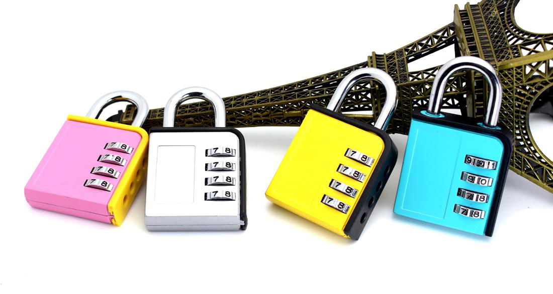 Top Secuirty 4 Digits Resettable Combination Padlock 5