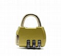 3digits Resettable Mini Combination Lock Luggage Lock