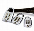 High Quality 3 Size Combination Button Padlock