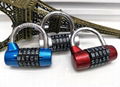 Top Security 5 Letters Gym Combination Padlock 5 Letters Combination Padlock 4