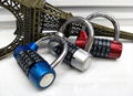 Top Security 5 Letters Gym Combination Padlock 5 Letters Combination Padlock 5