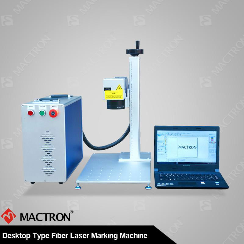 20w Desktop Fiber Laser Marking Machine Price For Metal, Plastic,Gold Engrave 2