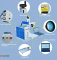 20w Desktop Fiber Laser Marking Machine Price For Metal, Plastic,Gold Engrave 4