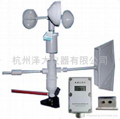 Wind speed and direction recorder