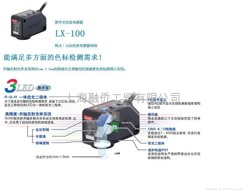 松下色標傳感器 LX-101系列