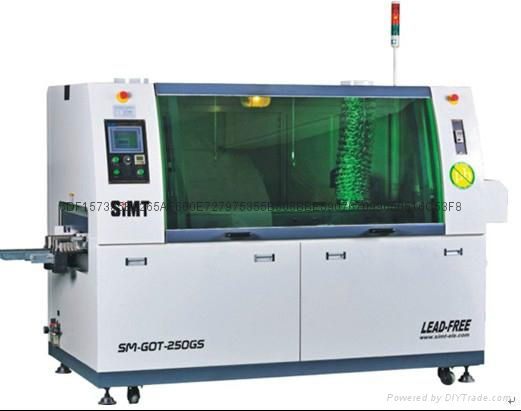 Standard touch screen type lead free dual wave soldering machine 3