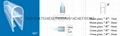 PVC Bubble seal for shower glass door 2