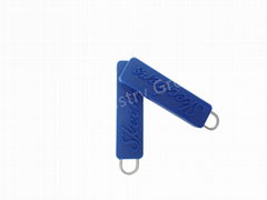 Custom rubber zipper