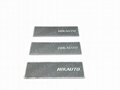 Customized metal labels for outer packaging of luggage, glass products, etc