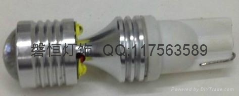 大功率超高亮LED示寬燈 T10 CREE 50W 10SMD 可換 H1 H3燈做霧燈 3