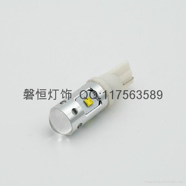 大功率超高亮LED示宽灯 T10 CREE 50W 10SMD 可换 H1 H3灯做雾灯 2