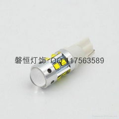 大功率超高亮LED示宽灯 T10 CREE 50W 10SMD 可换 H1 H3灯做雾灯