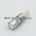 大功率超高亮LED示宽灯 T10 CREE 50W 10SMD 可换 H1 H3灯做雾灯 5