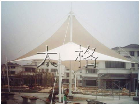 屋頂膜結構建築工程 3