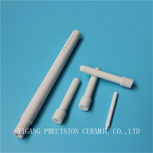 screw threaded alumina ceramic al2o3 insulating rods 3