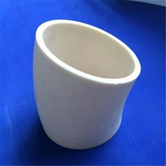 Refractory porous alumina ceramic tube