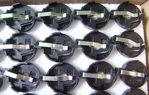 CR2032 CR2025 Button Battery Holder/clips SMT  rape and reel packing 4