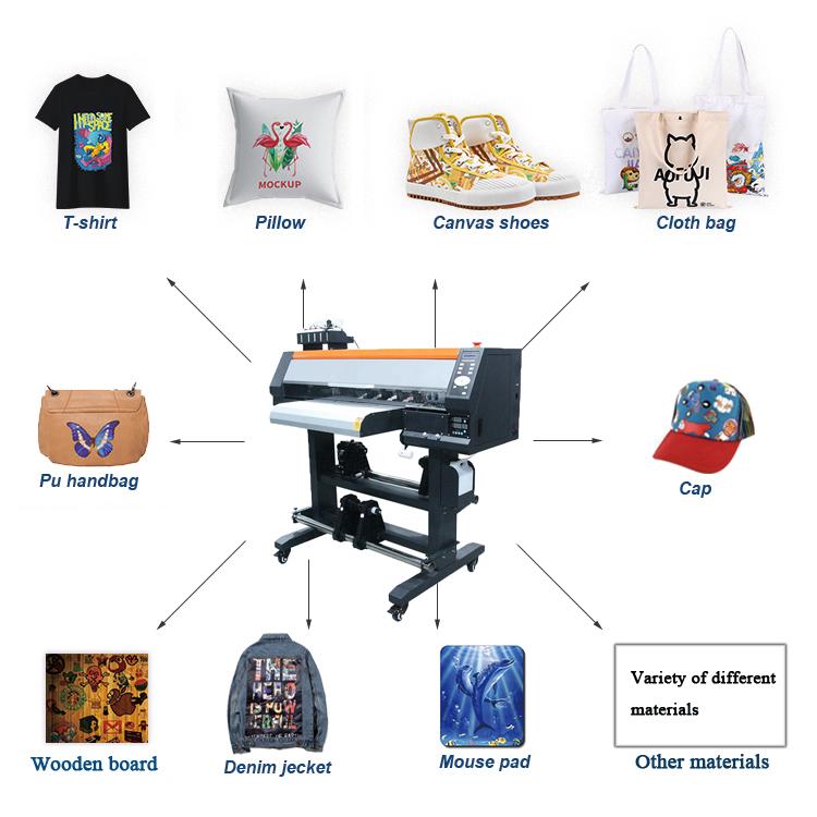 Tshirt Textile Printing Machine Complete DTF Printer With Two Print