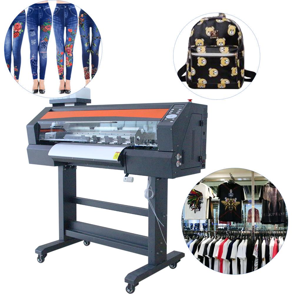 Tshirt Textile Printing Machine Complete DTF Printer With Two Print