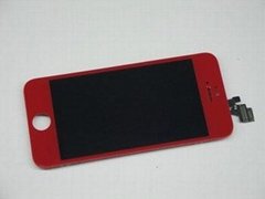 red lcd screen for iphone 5