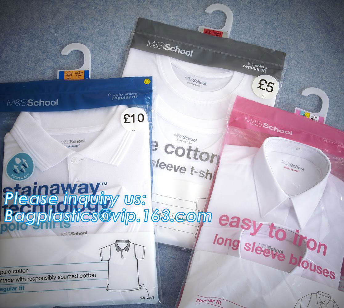 HANGER HOOK BAGS,GARMENT BOTTON CLOSURE BAGS, EVA FROST DRAWSTRING BAGS, VINYL H 4