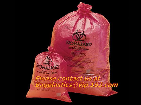 BIOHAZARD AUTOCLAVABLE,ASBESTOS, MEDICAL WASTE DISPOSAL SACKS, PATIENT BELONGING 5