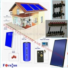 平板太陽能集熱器系統