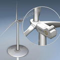 太阳能风车专业制作仿真风力发电机模型