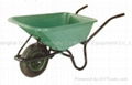 Durable Spillproof Lightweight Poly Tray Wheelbarrow-WB6414 for Lawn and Garden