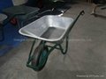 Durable Spillproof Lightweight Poly Tray Wheelbarrow-WB6414 for Lawn and Garden
