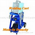 Rolling Steel Welding Cart-TC0731 for storing and carrying mig welding and flux 