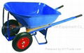 Super Heavy Duty Large Capacity Steel Tray Two Wheels Wheelbarrow-WB8806