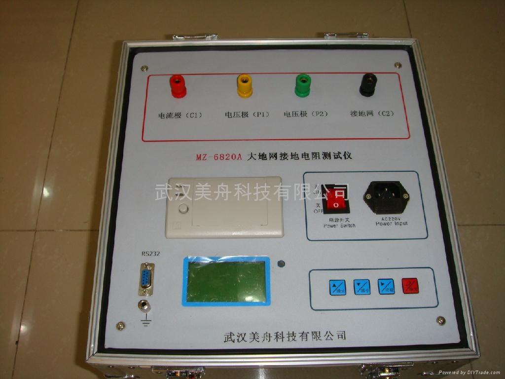 武漢MZ6820A大地網接地電阻測試儀 3