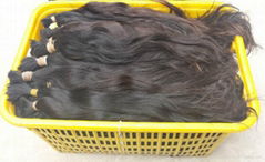 Natural hair 100% Full Cuticles Virgin Natural Hair