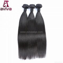 Brazilian virgin hair Straight weft 20