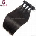 Brazilian virgin hair Straight weft 20"  3