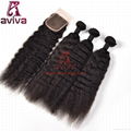 Brazilian virgin hair  Afro kinky 18" 3