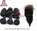 Brazilian virgin hair  Loose wave 16" 1