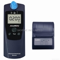 Breathalyzer with External Printer and