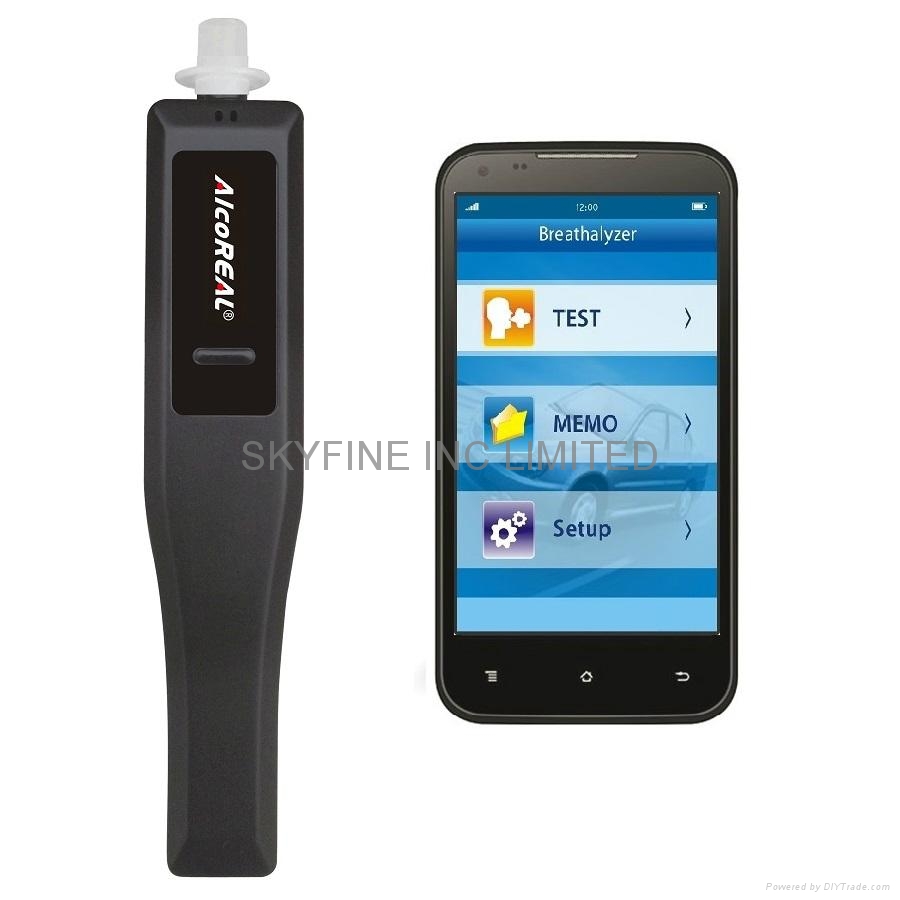 Smartphone Breathalyzer with Fuel Cell Sensor and APP i550