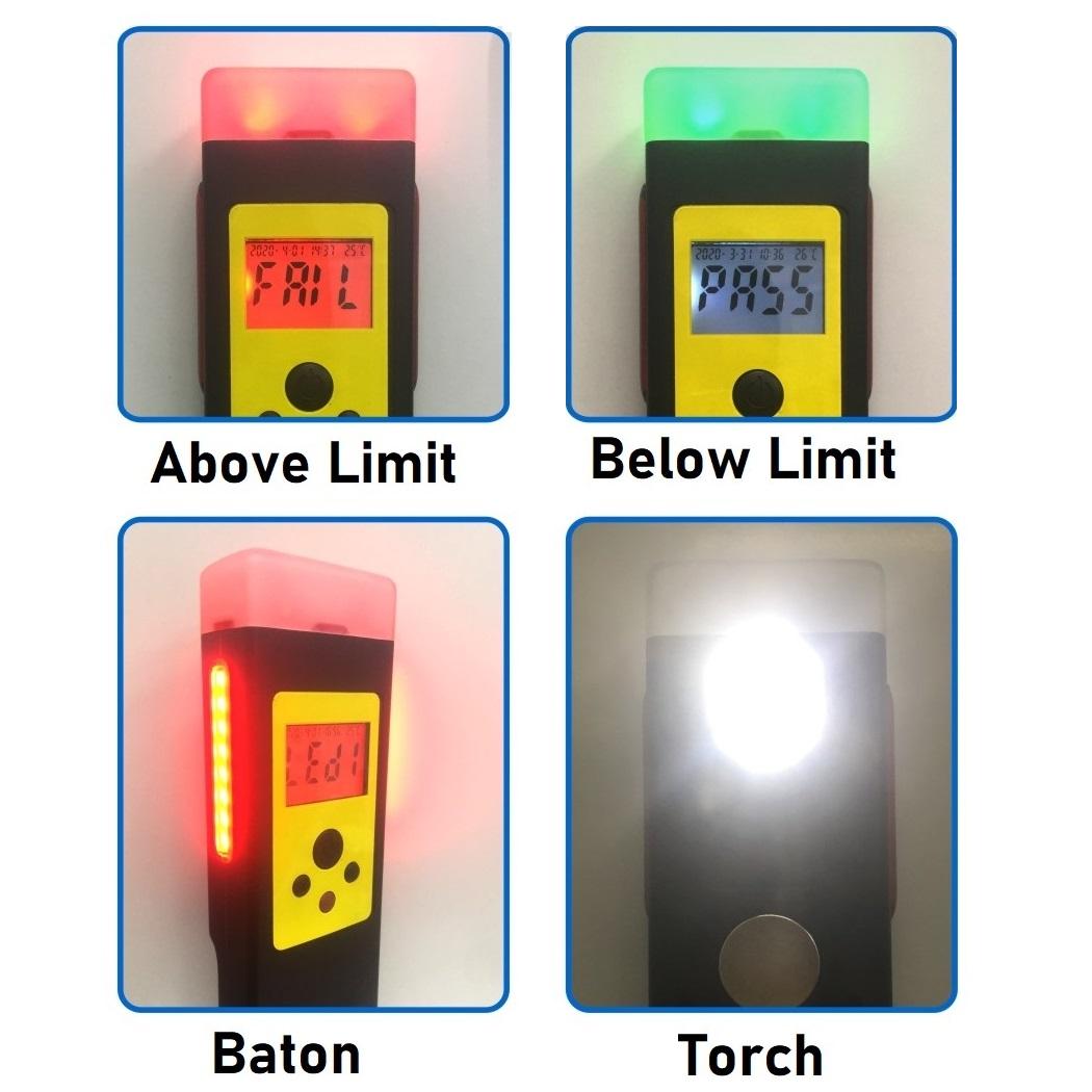 Quick Screening Breathalyzer with Fuel Cell Sensor 4